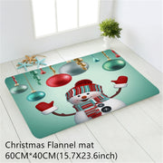 Santa Claus Christmas Mat Outdoor Carpet