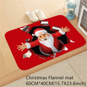 Santa Claus Christmas Mat Outdoor Carpet