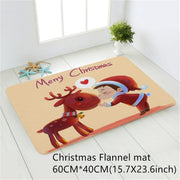 Santa Claus Christmas Mat Outdoor Carpet