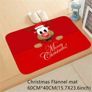 Santa Claus Christmas Mat Outdoor Carpet