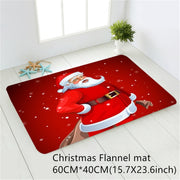 Santa Claus Christmas Mat Outdoor Carpet