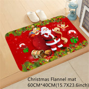 Santa Claus Christmas Mat Outdoor Carpet