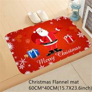Santa Claus Christmas Mat Outdoor Carpet