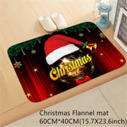 Santa Claus Christmas Mat Outdoor Carpet