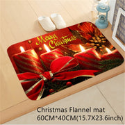 Santa Claus Christmas Mat Outdoor Carpet