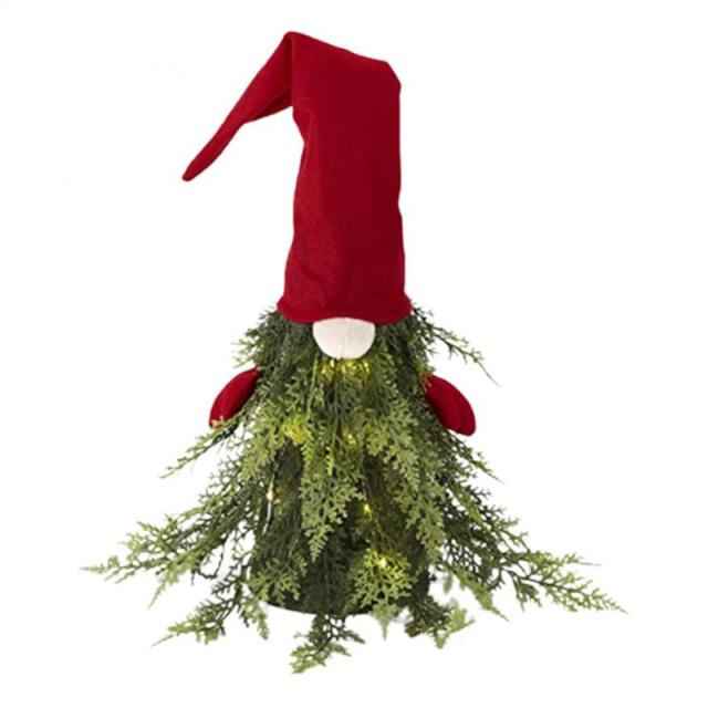 LED Lights Mini Christmas Luminous Tree Dwarf Ornaments