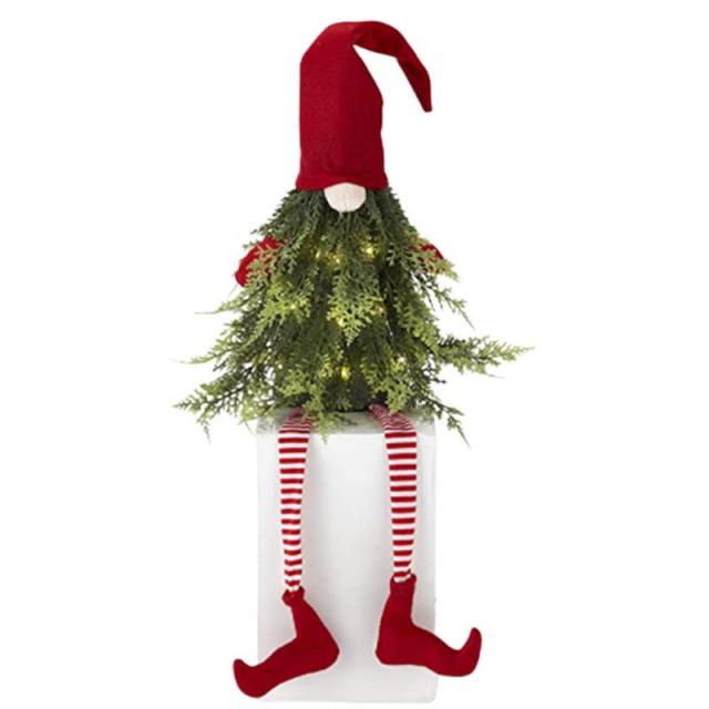 LED Lights Mini Christmas Luminous Tree Dwarf Ornaments