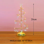 Crystal Christmas Tree Lamps Fairy LED Night