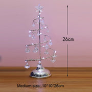 Crystal Christmas Tree Lamps Fairy LED Night