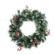 Artificial Pinecone Red Berries Flower Garland