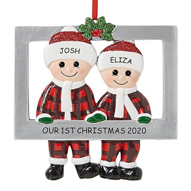 Family Christmas Pendant Ornament DIY Decor