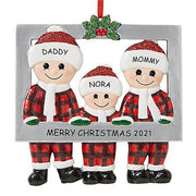 Family Christmas Pendant Ornament DIY Decor