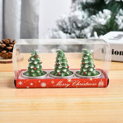Creative Santa And Tree Shaped Christmas Candles
