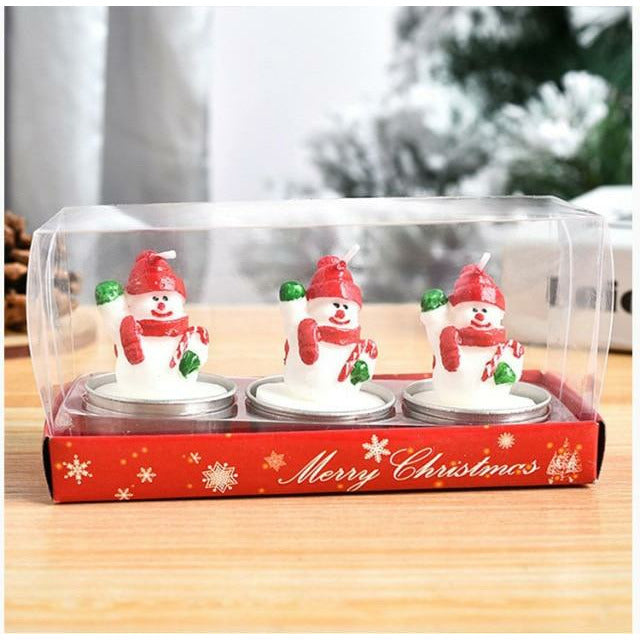Creative Santa And Tree Shaped Christmas Candles