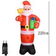 Santa Claus Riding Polar Bear 2M Christmas Inflatable