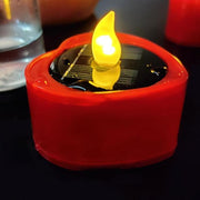 Solar Candle Light Flickering LED Tea Light