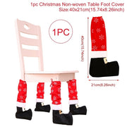 Chair Foot Covers For Christmas Decoration
