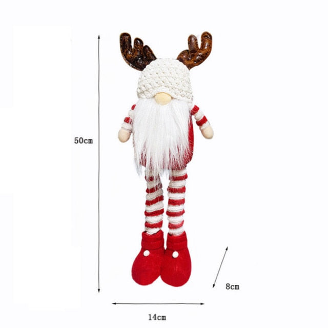 Merry Christmas Decoration for Home Christmas Gnome Santa Doll