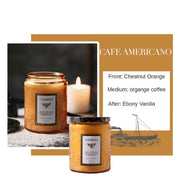 Fragrant Candles Glass Jars Smokeless Soy Wax Stress Relif Scented Candles