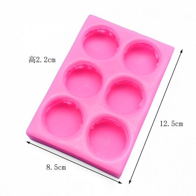 Macaroon Candle Mold Silicone making Supplies