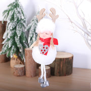 "Handmade Christmas Angel Doll Hanging Ornament for Decor"