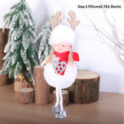 "Handmade Christmas Angel Doll Hanging Ornament for Decor"