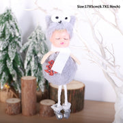 "Handmade Christmas Angel Doll Hanging Ornament for Decor"
