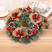 Artificial Pinecone Red Berries Flower Garland