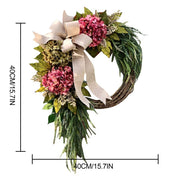 Artificial Pinecone Red Berries Flower Garland