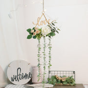 Metal Iron Ring Wall Hanging Garland