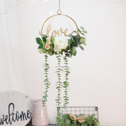 Metal Iron Ring Wall Hanging Garland