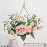 Metal Iron Ring Wall Hanging Garland