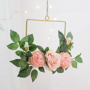 Metal Iron Ring Wall Hanging Garland