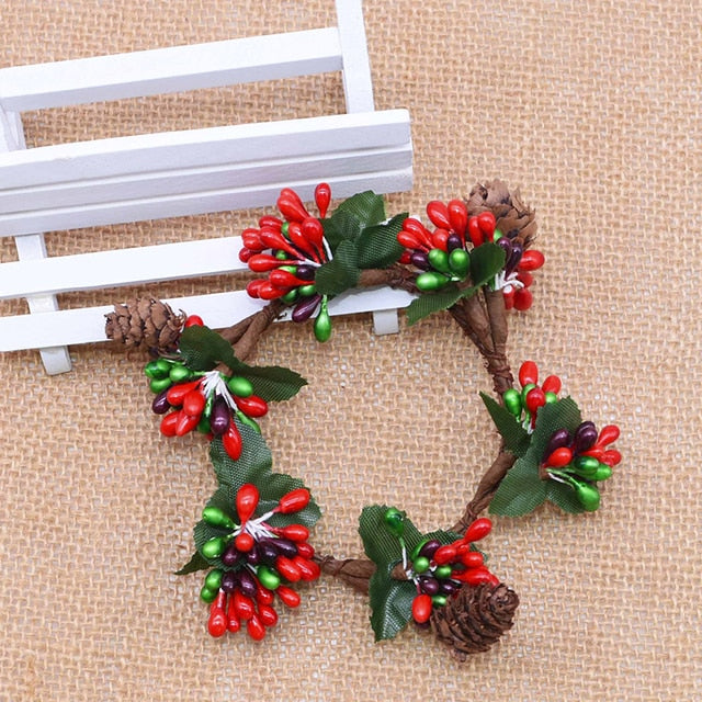 Handmade DIY Wreath For Christmas