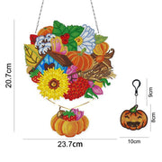 Christmas LED Light Special Shaped Diamond Mosaic Wreath
