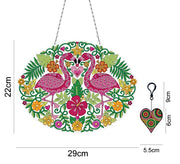Christmas LED Light Special Shaped Diamond Mosaic Wreath