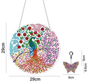 Christmas LED Light Special Shaped Diamond Mosaic Wreath