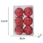 Boxed Color Christmas Balls Tree Hanging Ball