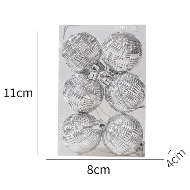 Boxed Color Christmas Balls Tree Hanging Ball