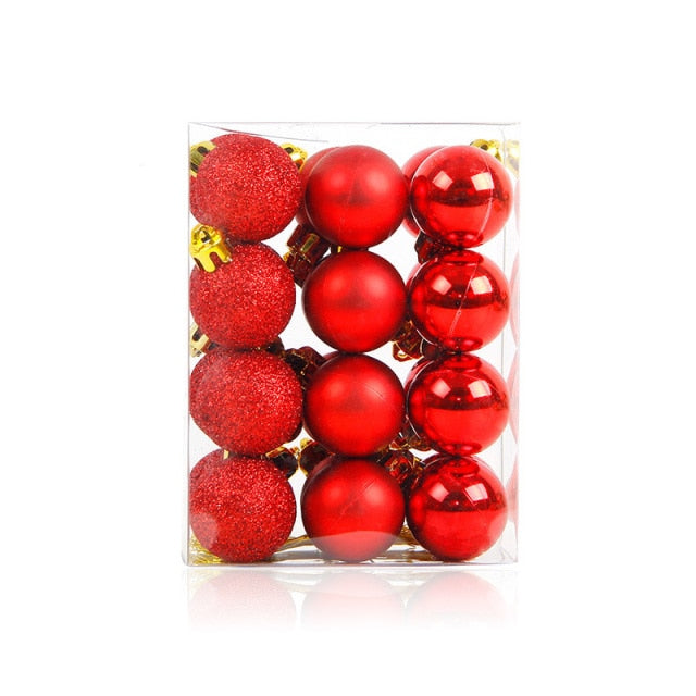 Boxed Color Christmas Balls Tree Hanging Ball