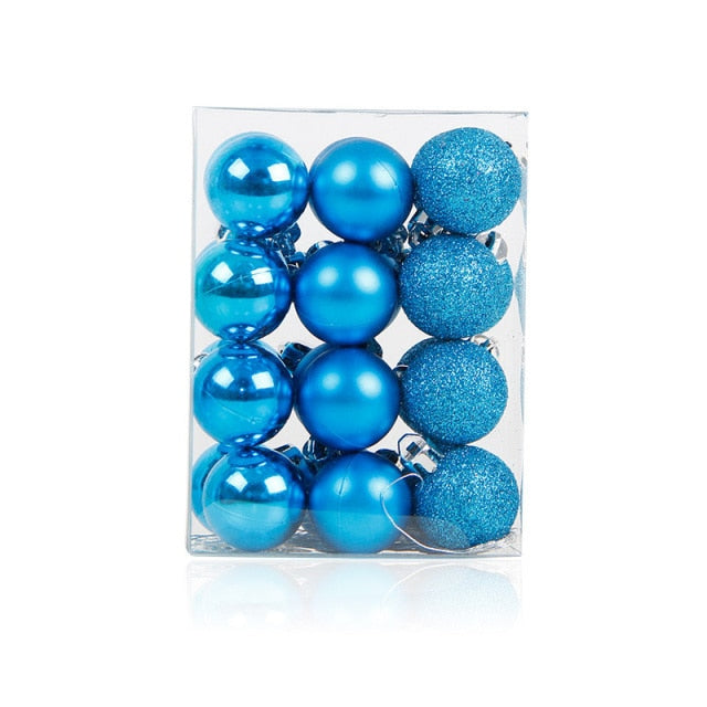 Boxed Color Christmas Balls Tree Hanging Ball