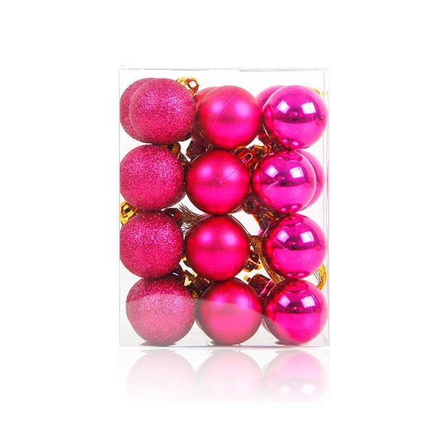Boxed Color Christmas Balls Tree Hanging Ball