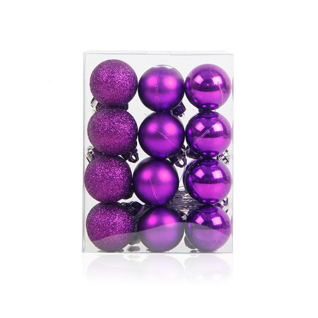 Boxed Color Christmas Balls Tree Hanging Ball