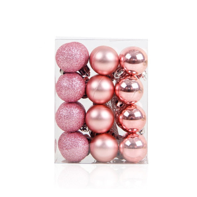 Boxed Color Christmas Balls Tree Hanging Ball