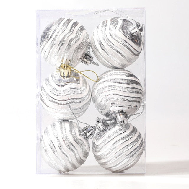 Boxed Color Christmas Balls Tree Hanging Ball