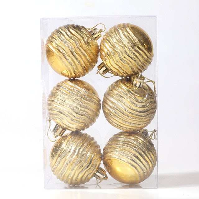 Boxed Color Christmas Balls Tree Hanging Ball
