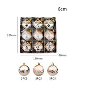 Boxed Color Christmas Balls Tree Hanging Ball