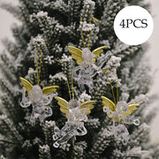 Golden Angel Pendant For Christmas Decorations