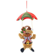 Snowman Xmas Hanging Ornament Parachute Pendant