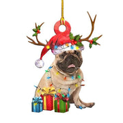 Cute Dog Drop Ornament Christmas Tree Puppy Pendant